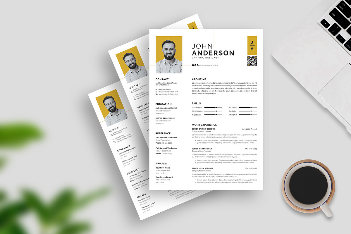 Resume / CV Template, a Resume Template by Abdul Studio (Photo 5 of 5)