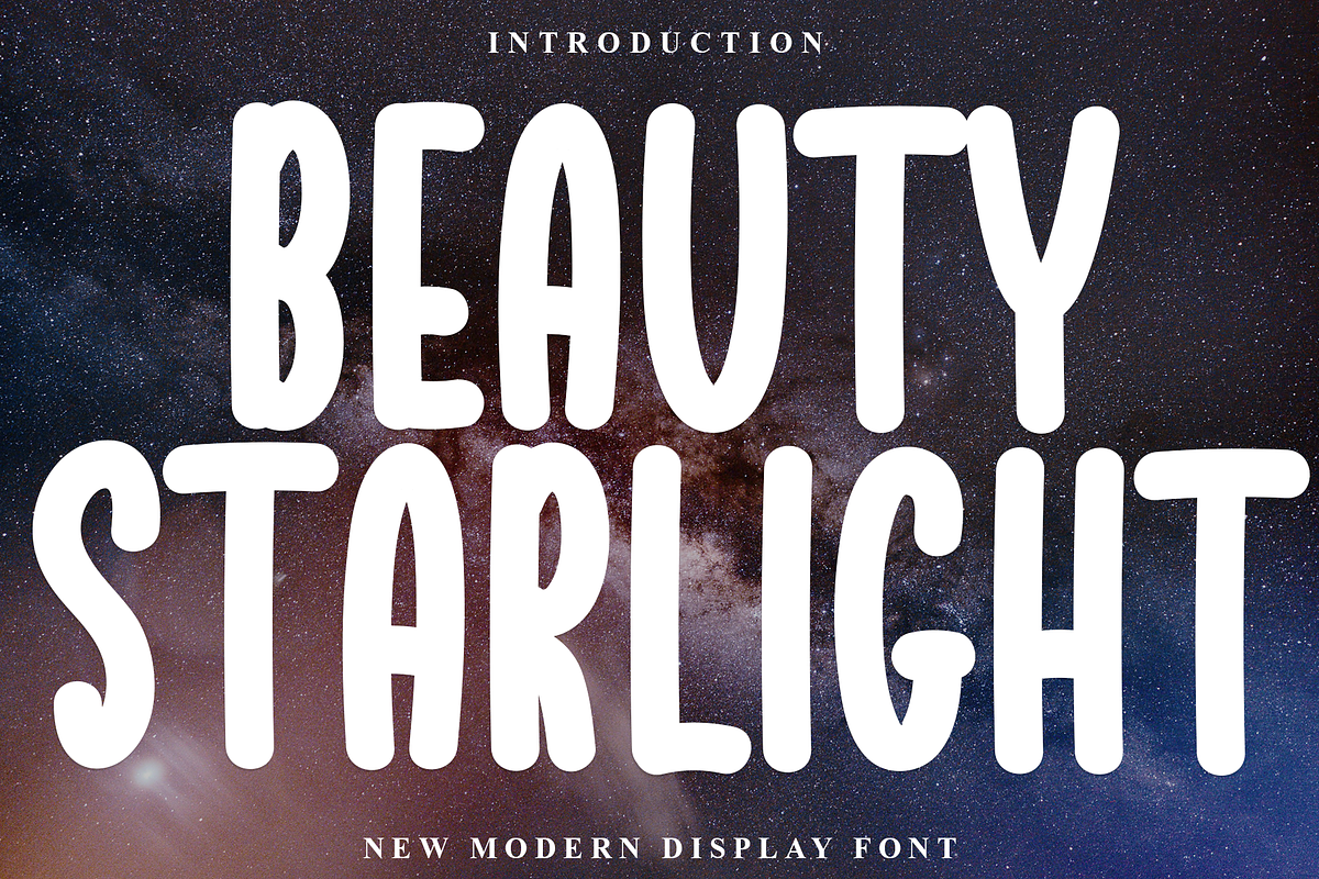 Beauty Starlight, a Sans Serif Font by InermediaSTUDIO (Photo 1 of 8)