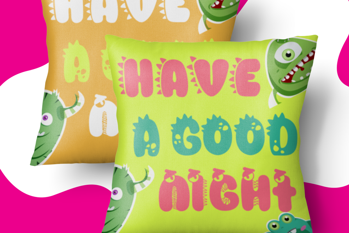 Monster Mash - Quirky Dino & Monster, a Font by PutraCetol Studio (Photo 5 of 11)