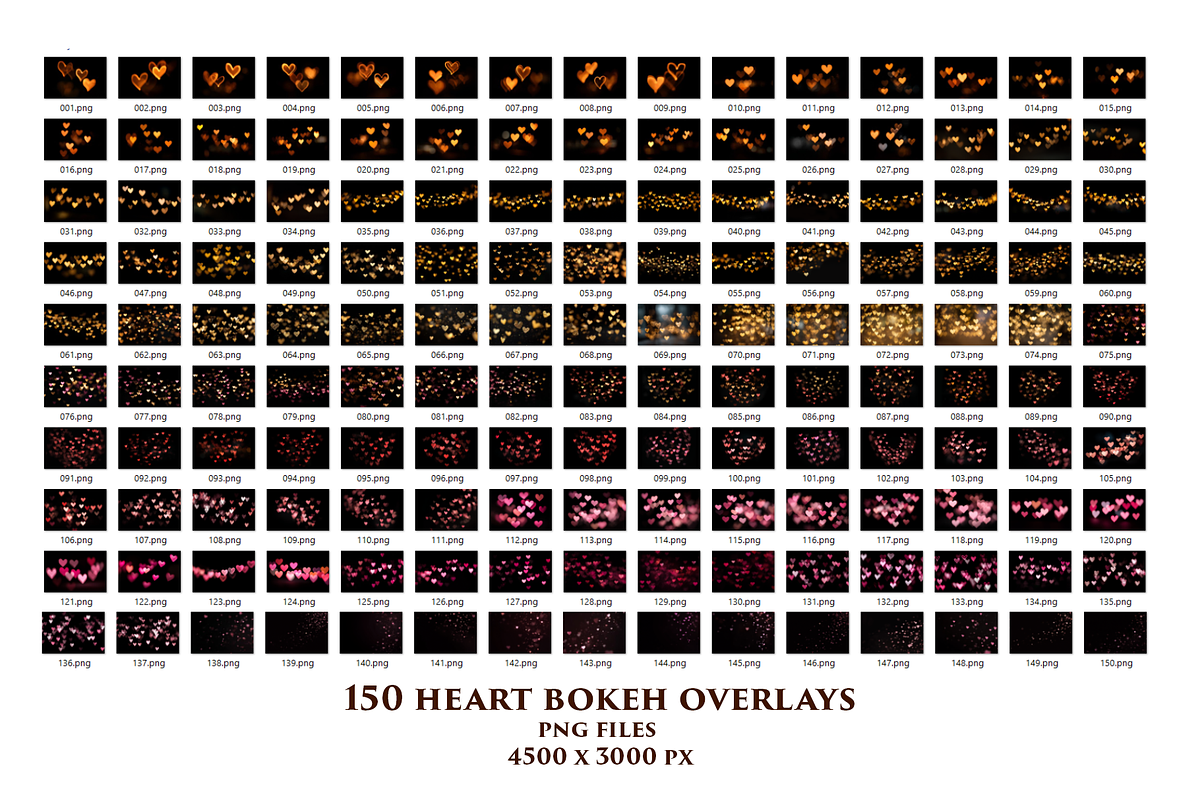 Heart Bokeh Overlays, Valentines Ove, a Photo by HappyNews (Photo 2 of 8)