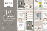 Interior Design Insta Story Template, a Social Media Template by Kindelight (Thumbnail 1 of 3)