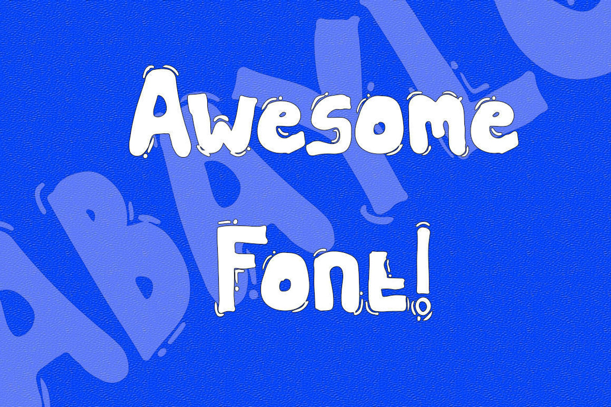 ABABYLO - Cartoon Display Font, a Font by Naistudio (Photo 4 of 8)