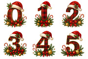 Christmas Alphabet Latter Clipart Pn, an Illustration by Daily.Designs (Thumbnail 4 of 5)