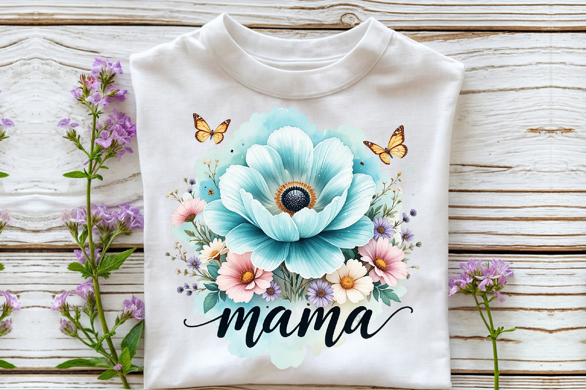 Boho Floral Mama Mother's Day Png, an Illustration by Sublimation Artist (Photo 5 of 9)