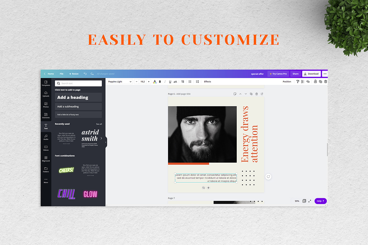 Canva Instagram Template Vexa, a Social Media Template by Lythcreative (Photo 6 of 6)