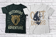 Outdoors Layered Font, a Font by VozzyStock (Thumbnail 5 of 7)