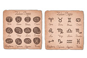 12 Zodiac Signs / 3 Design + Bonus, an Animal Illustration by Baksiabat (Thumbnail 5 of 6)