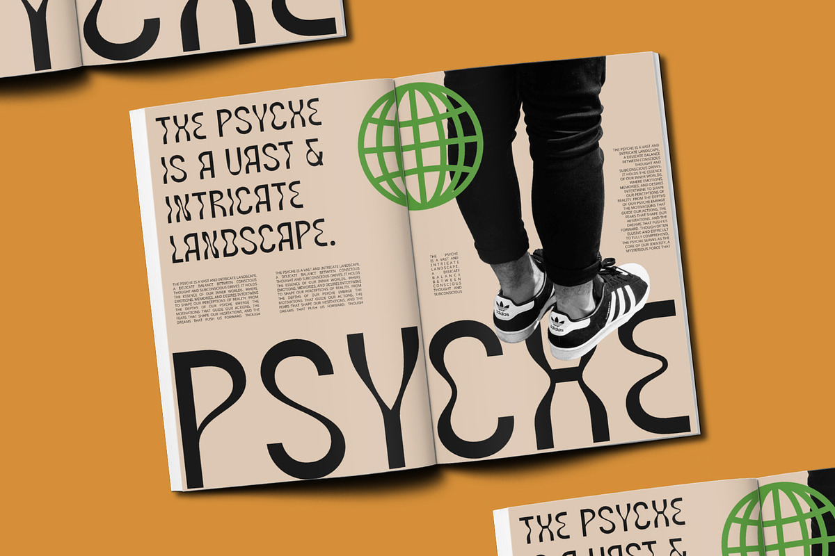 CS Grompy – Psychedelic Font, a Sans Serif Font by Craft Supply Co. (Photo 5 of 8)