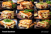 French Sandwich - 27 images, a Food & Drink Photo by Handmadefont (Thumbnail 2 of 9)