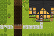 Top-Down Game Tileset 2, an Illustration by pzUH (Thumbnail 3 of 4)