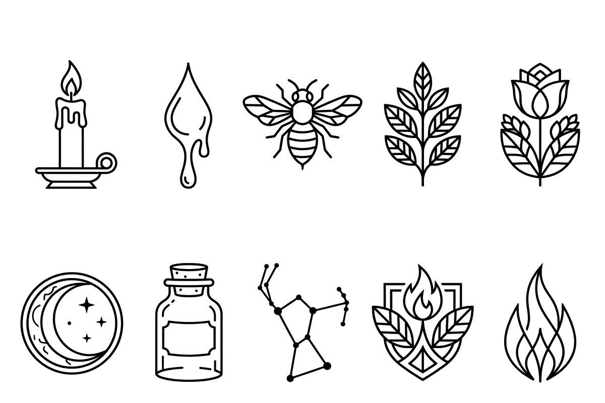 Bundles Set Candle Label Vector, an Outline Icon by adenpinkstore (Photo 8 of 12)