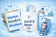 Snowy Smile – Playful Winter Script, a Script Font by cocodesign (Thumbnail 7 of 7)
