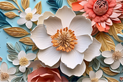 Stunning 3D Flower Backgrounds, a Graphic by Whiskey Bee Boutique (Thumbnail 4 of 11)