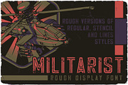 Militarist Font And Graphics, a Blackletter Font by VozzyStock (Thumbnail 3 of 10)
