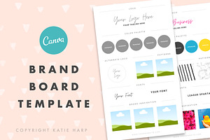 Brand Board Template For Canva