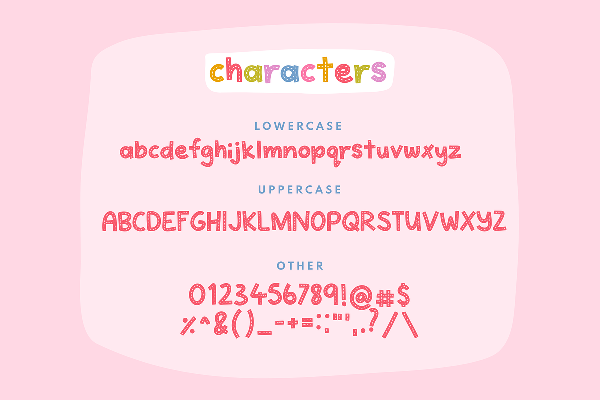 Stitch Font, a Font by Design Pixie (Photo 6 of 6)