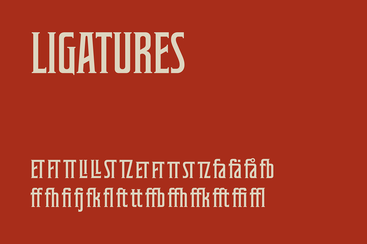 Buron Typeface preview 7