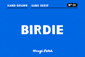 Birdie | Hand Drawn Sans Serif, a Sans Serif Font by Rough Patch Studio
