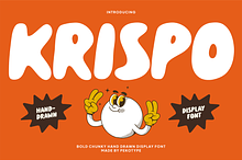 Krispo - Bold Hand Drawn Font