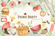 Picnic Party, an Animal Illustration by Flora+Bear (Thumbnail 1 of 5)