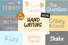 HANDWRITING FONT BUNDLE VOL. 14