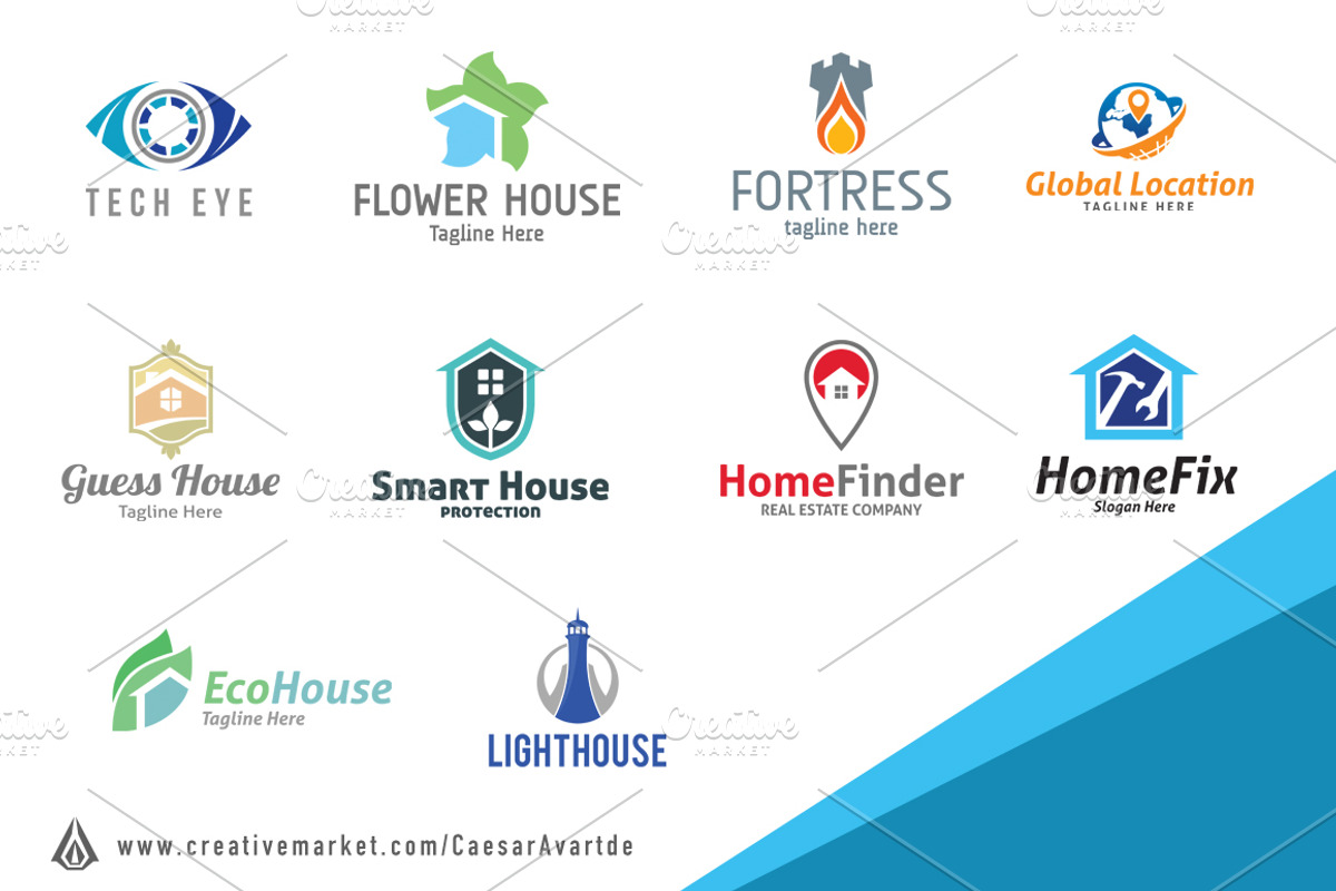 Logo Bundle (50 designs), a Branding & Logo Template by Avartde Creative (Photo 4 of 6)