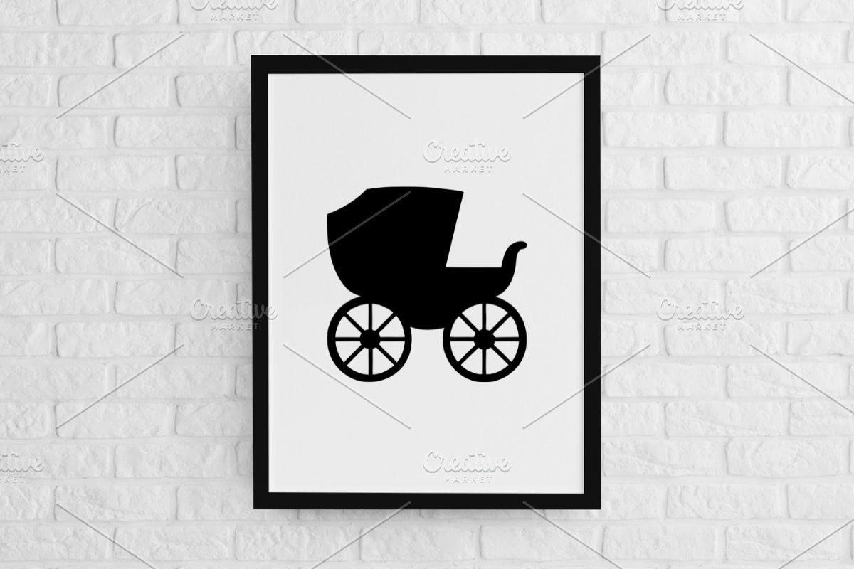 Carriage Silhouette SVG, a Transportation Illustration by newminddesign (Photo 2 of 3)