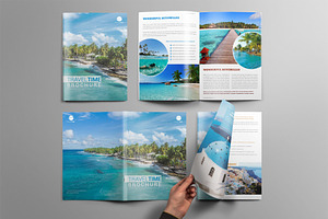 Travel Time Brochure | A4 - Square