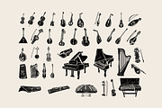 Musical instruments illustrations, an Illustration by Zhuna (Thumbnail 2 of 16)