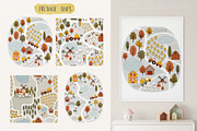 Whimsy Farm Map Clipart, a Decorative Illustration by Jenny Quince (Thumbnail 7 of 13)