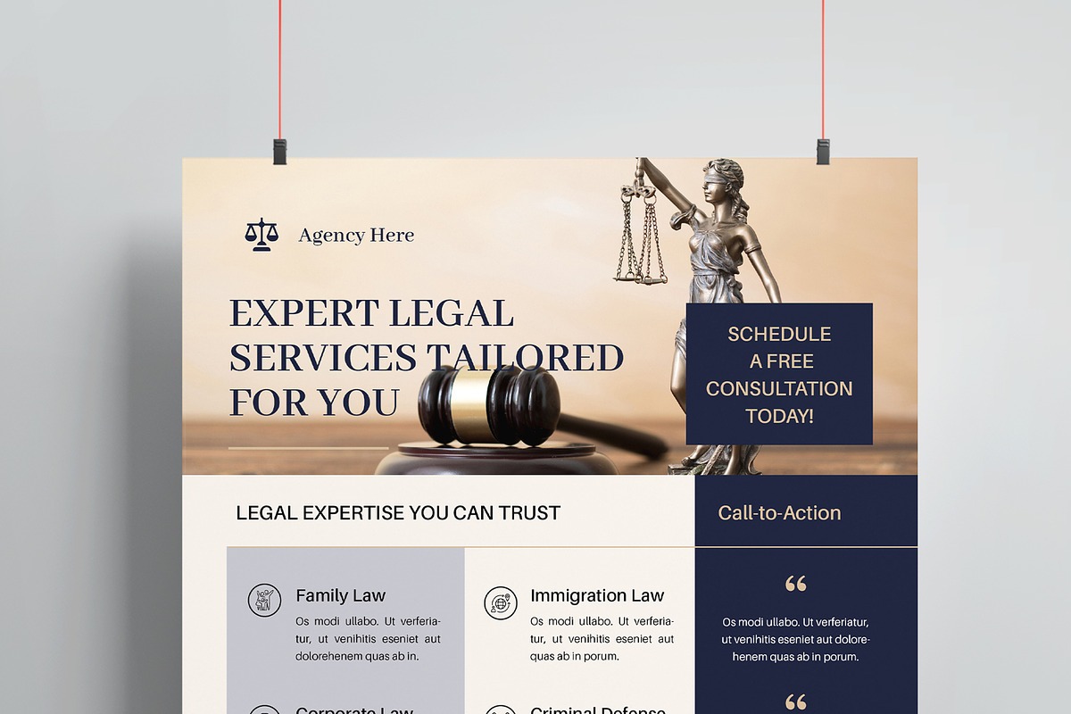 Legal Services Flyer, a Flyer Template by MightyDesign (Photo 2 of 8)