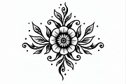 Modern Mandala Line Design, an Illustration by Artivon (Thumbnail 5 of 9)