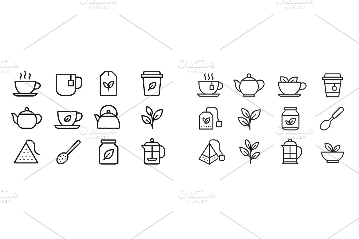 Enjoying a variety of tea and coffee, an Illustration by ZinetroN