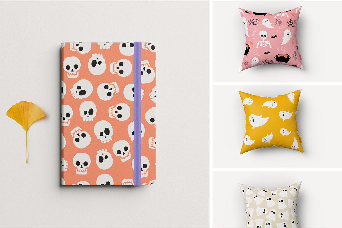 Happy halloween. Patterns & clipart., a Pattern Graphic by Getalo Viktoriia (Photo 9 of 11)