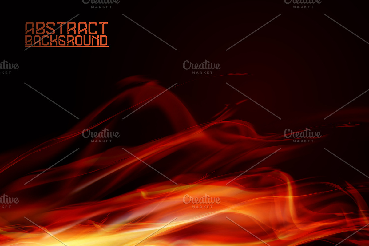 Abstract fire flames, an Object Illustration by majcot (Photo 4 of 5)