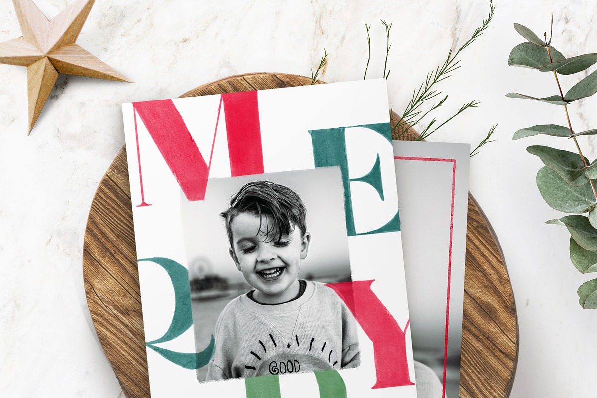 Christmas card templates 2023, a Card Template by 7th Avenue Designs (Photo 7 of 21)