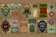 Label Art Nouveau - mega set, a Decorative Illustration by Stanislav Kharchevskyi (Thumbnail 4 of 12)