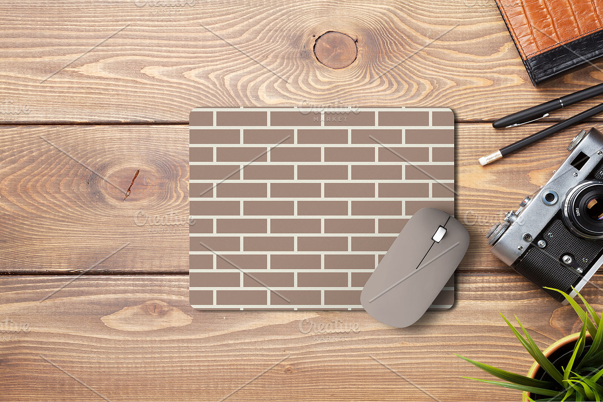Brick wall tile seamless patterns, a Pattern Graphic by ExpressShop (Photo 3 of 5)