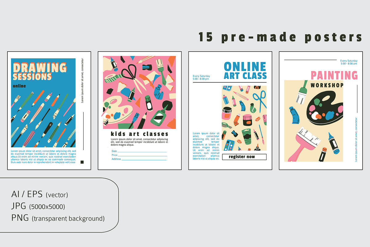 Art & Craft Bundle elements patterns, an Object Graphic by Lena Nikolaeva (Photo 13 of 17)