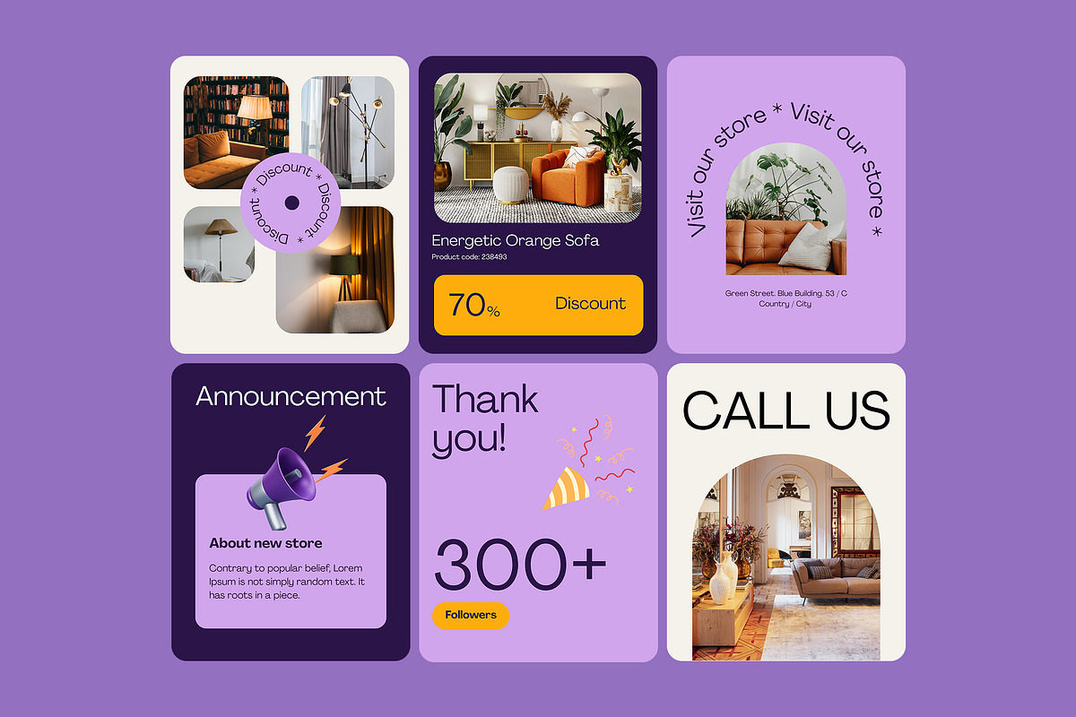 Furniture & Interior Post Bundle, a Social Media Template by Wolf Theory Studio (Photo 11 of 12)