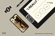 Outline Device Mockups - Vector Pack, an iPhone Mockup by Mr.Mockup™ (Thumbnail 13 of 14)