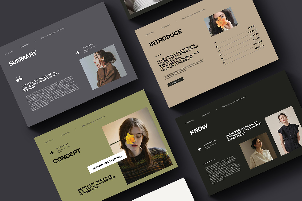 Brand Strategy Template, a Brochure Template by slidestock55 (Photo 3 of 8)