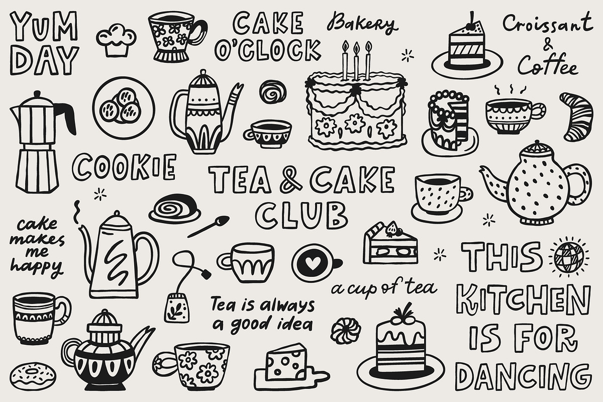 Food & Drink graphic elements, a Food Illustration by piyacler (Photo 3 of 8)