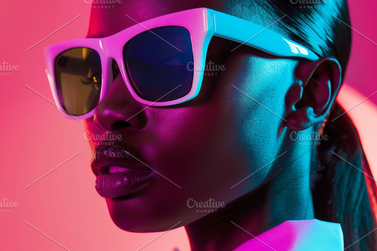 109 Fashion models in sunglasses, a Beauty & Fashion Photo by Handmadefont (Photo 36 of 113)