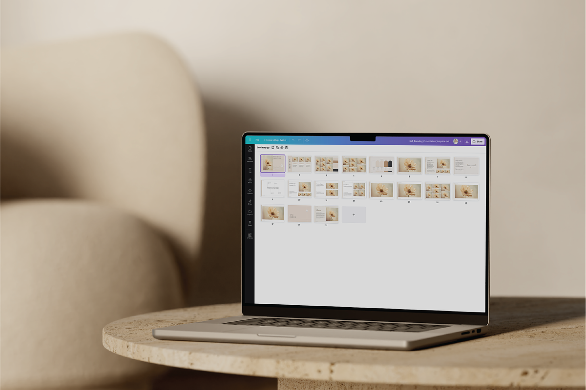 Branding Presentation Template, a Presentation Template by Sunday Lane Studio (Photo 5 of 6)
