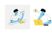 Animated Marketing Mini Illustration, a Person Illustration by Prosymbols (Thumbnail 8 of 13)