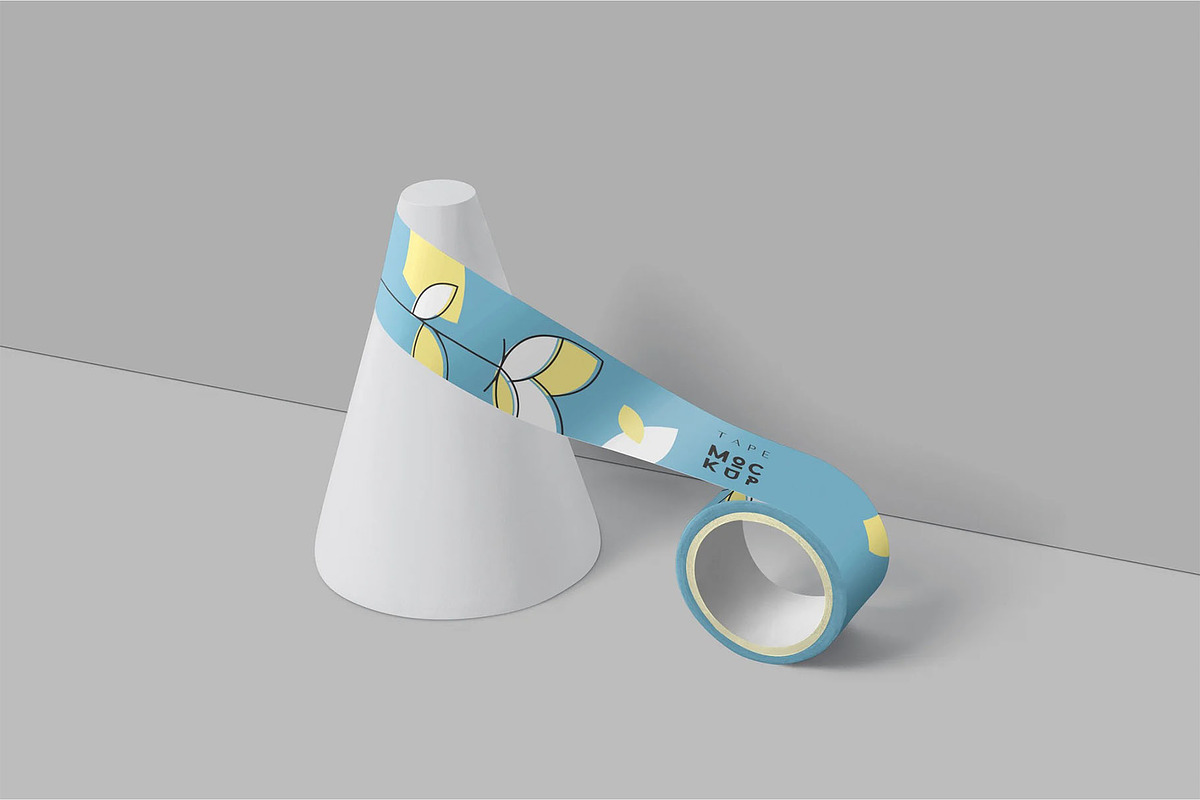 Small Packaging Tape Mockups, a Packaging Mockup by megostudi0 (Photo 2 of 6)