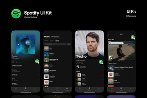 Spotify UI Kit