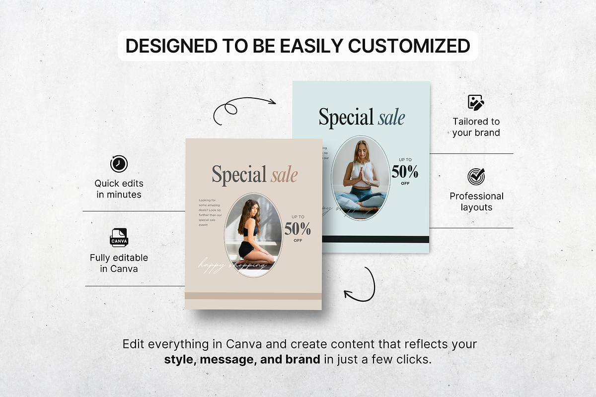 Wellness Coach Canva Template Bundle, a Social Media Template by DigiPax (Photo 13 of 15)