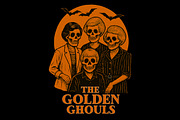 The Golden Ghouls PNG, an Illustration by Craft Nest (Thumbnail 1 of 6)